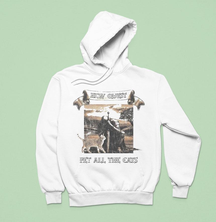 New Quest Pet All The Cats Knigh Hoodie New Quest Pet All The Cats Knigh Hoodie
