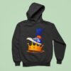 No Kings Shoe On Crown Hoodie