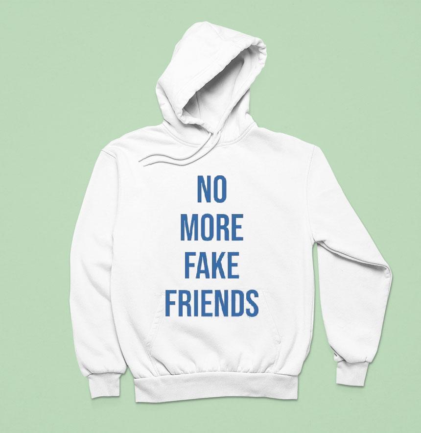 No More Friends Blue Tex Hoodie No More Friends Blue Tex Hoodie