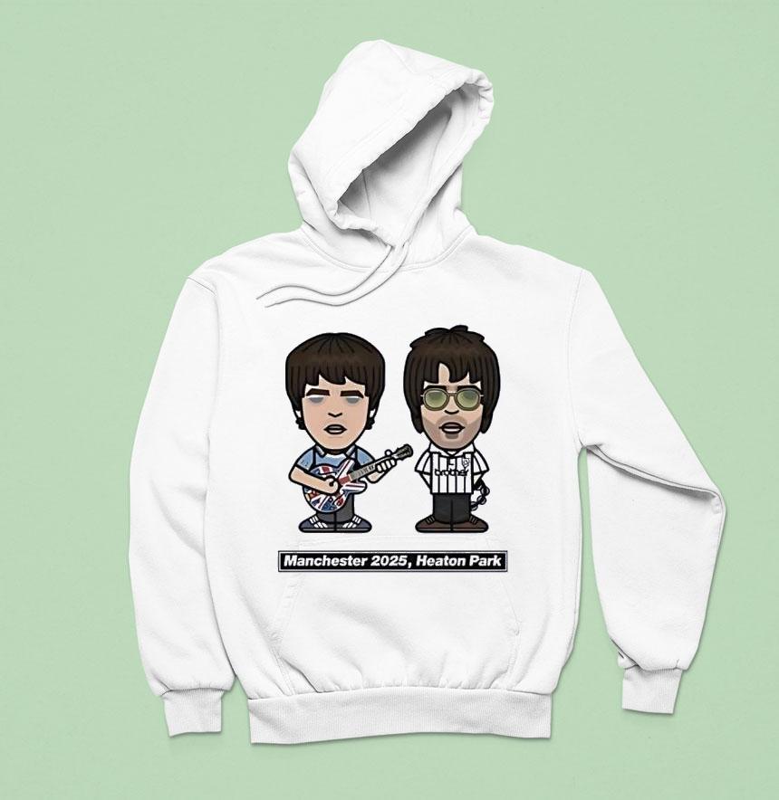 Noel And Liam Manchester Heaton Park Hoodie Noel And Liam Manchester Heaton Park Hoodie