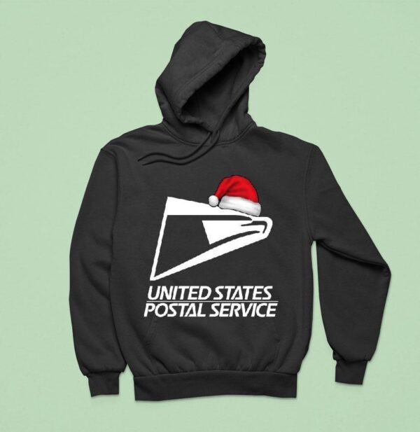 Original Santa Usps Logo United States Postal Service Christmas Hoodie