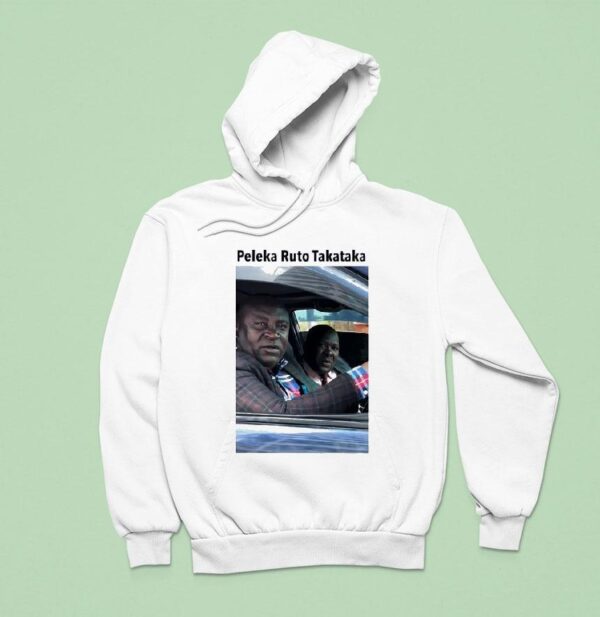 Peleka Ruto Takataka Photo Hoodie