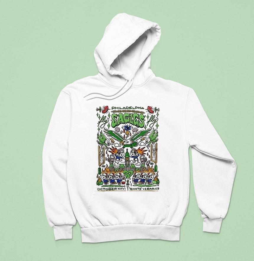 Philadelphia Eagles Vs New York Gians Week Hoodie Philadelphia Eagles Vs New York Gians Week Hoodie