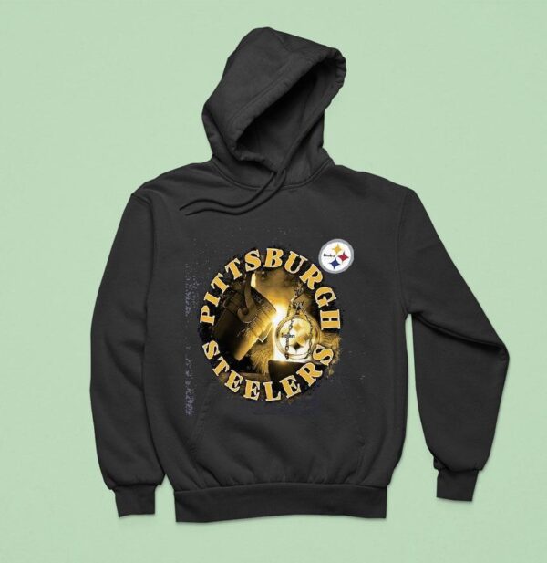 Pittsburgh Steelers Fanatics Heathered Charcoal Sporting Chance Hoodie