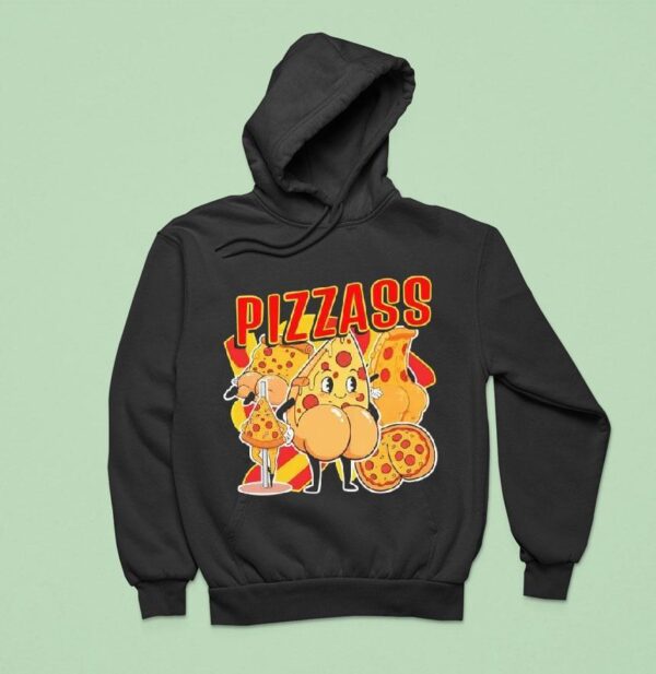 Pizzass Pizza Characters Graphic Hoodie