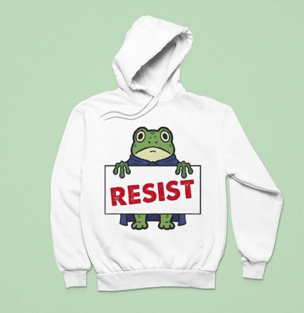 Portland Frog Protest Resis Hoodie