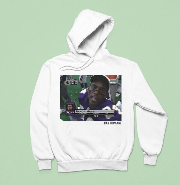Randy Moss Minnesota Vikings Pay Homage Football Nfl Hoodie