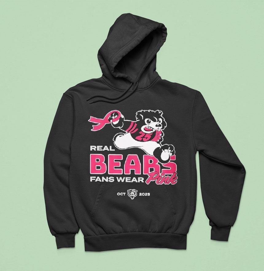 Real Bears Fans Wear Pink Hoodie Real Bears Fans Wear Pink Hoodie