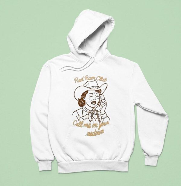 Red Rum Club Call Me On Your Comedown Cowgirl Hoodie