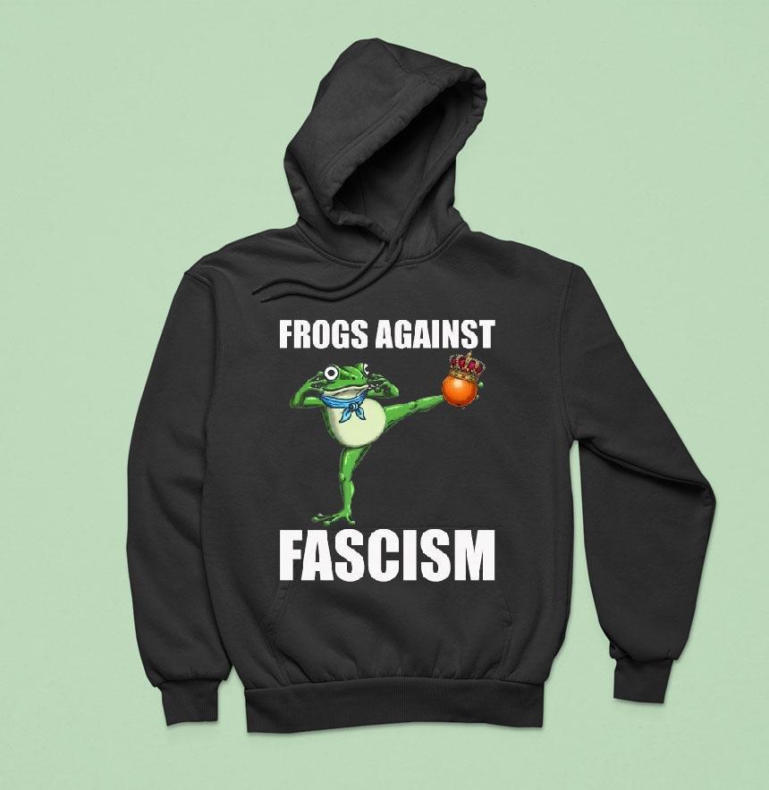 Resist Portland Frogs Against Fascism Protes Hoodie Resist Portland Frogs Against Fascism Protes Hoodie
