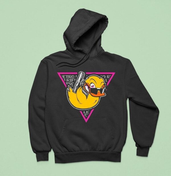 Retro Rifle Duck Hoodie