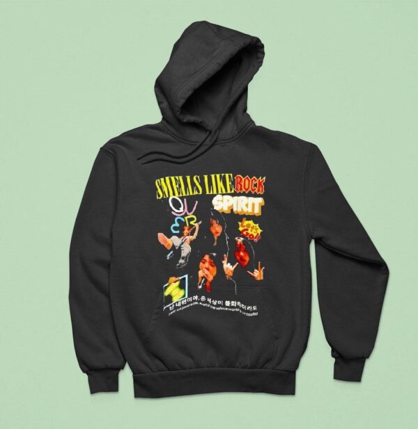 Smells Like Rock Spirit I Am On Your Side Even If The Whole World Is In Conflic Hoodie