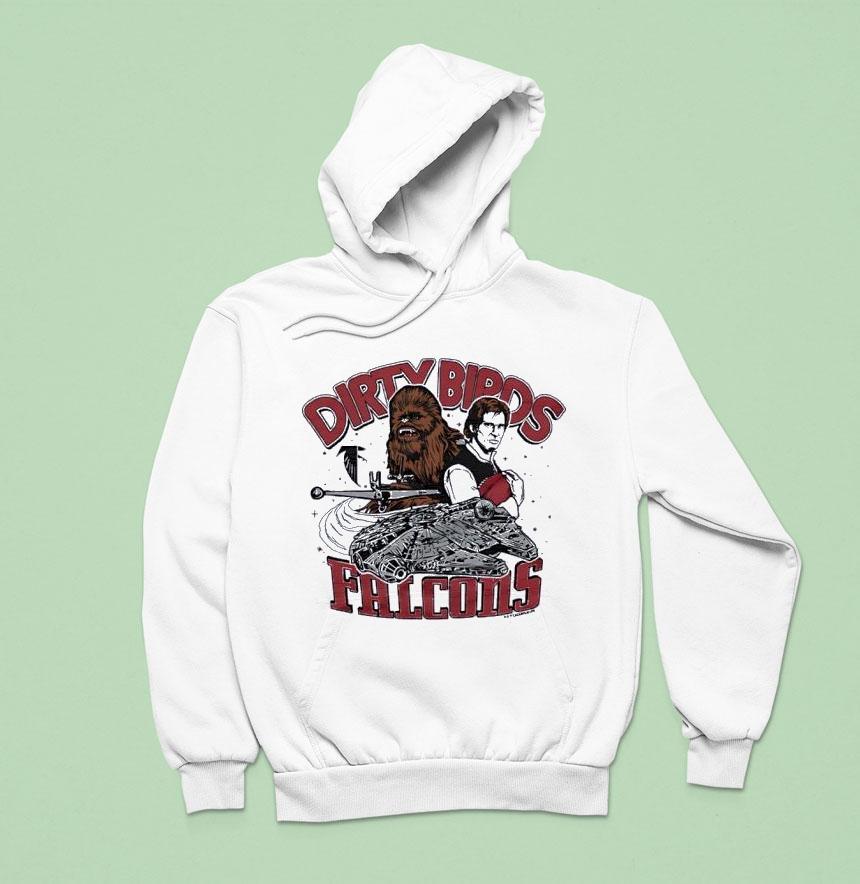Star Wars X Atlanta Falcons Dirty Birds Hoodie Star Wars X Atlanta Falcons Dirty Birds Hoodie