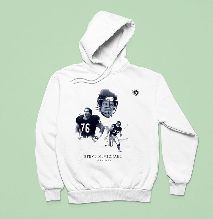 Steve Mcmichael Thank You For The Memories Rip Chicago Bears Legend Hoodie Steve Mcmichael Thank You For The Memories Rip Chicago Bears Legend Hoodie