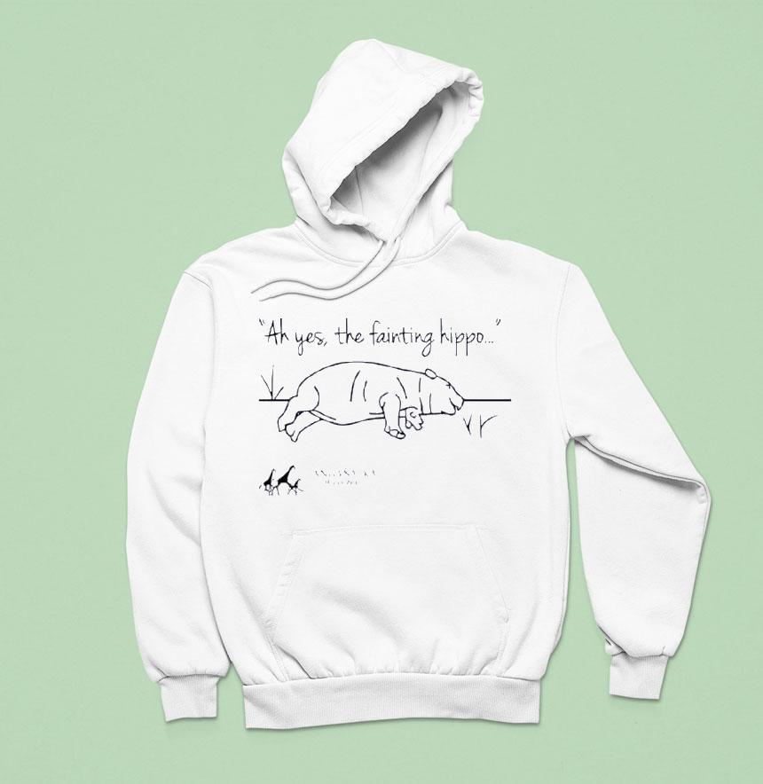 Tanganyika Wildlife Park Ah Yes Fainting Hippo Hoodie Tanganyika Wildlife Park Ah Yes Fainting Hippo Hoodie