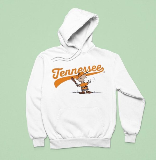 Tennessee Volunrs Football Peanuts X Ut Charlie Brown Baseball Hoodie