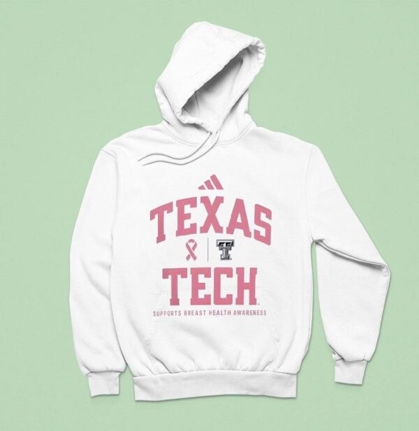 Texas Tech Red Raiders Sideline Breast Cancer Health Awareness Hoodie