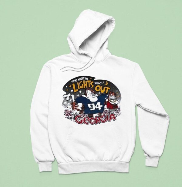 The Night The Lights Went Out Auburn Tigers Vs Georgia Bulldogs Hoodie