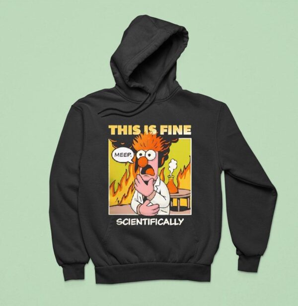 This Is Fine Scientifically Hoodie