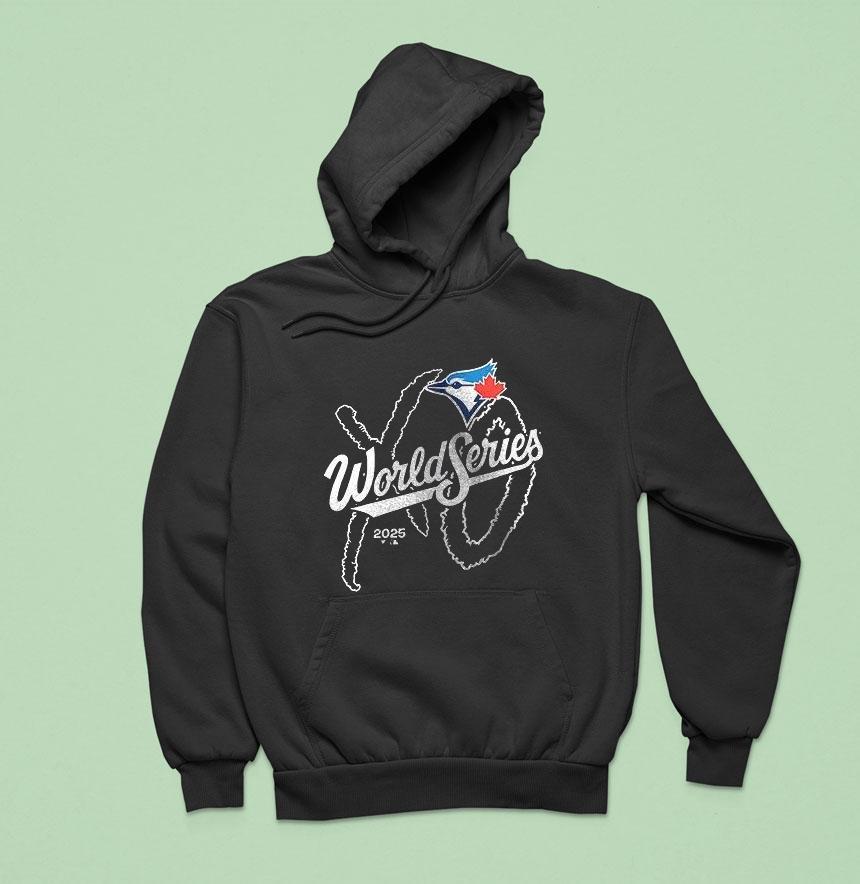 Toronto Blue Jays X The Weeknd World Series Xo Logo Hoodie Toronto Blue Jays X The Weeknd World Series Xo Logo Hoodie