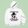 Undiagnosed But Something Ain T Right Raccoon Cowboy Hoodie