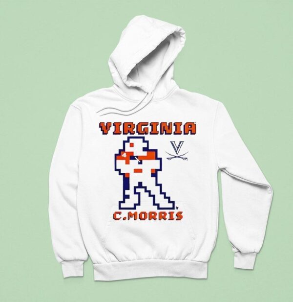 Virginia Cavaliers Chandler Morris Retro Baller Football Hoodie