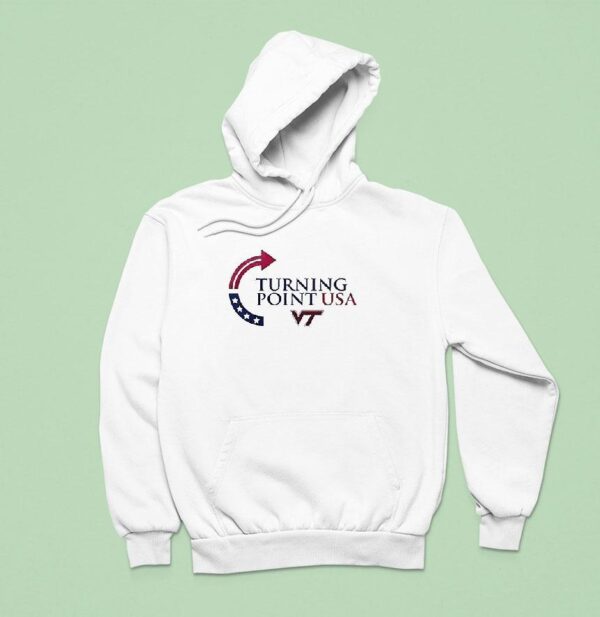 Virginia Tech X Turning Point Usa Charlie Kirk Hoodie