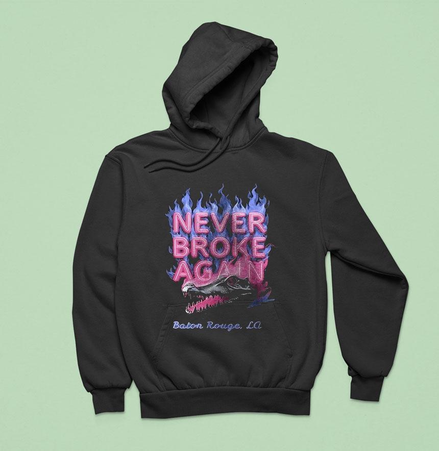 Youngboy Nba Never Broke Again Baton Rouge Skull Hoodie Youngboy Nba Never Broke Again Baton Rouge Skull Hoodie
