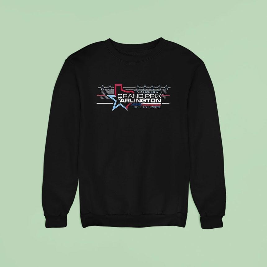 Inaugural Grand Prix Of Arlington Ghost Car Graphic Sweatshirt Inaugural Grand Prix Of Arlington Ghost Car Graphic Sweatshirt