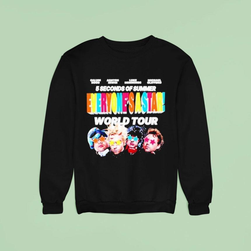 Seconds Of Summer World Tour Sweatshirt Seconds Of Summer World Tour Sweatshirt