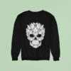 A Skull But It S Cats Kitty Skeleton Halloween Cat Skull Sweatshirt