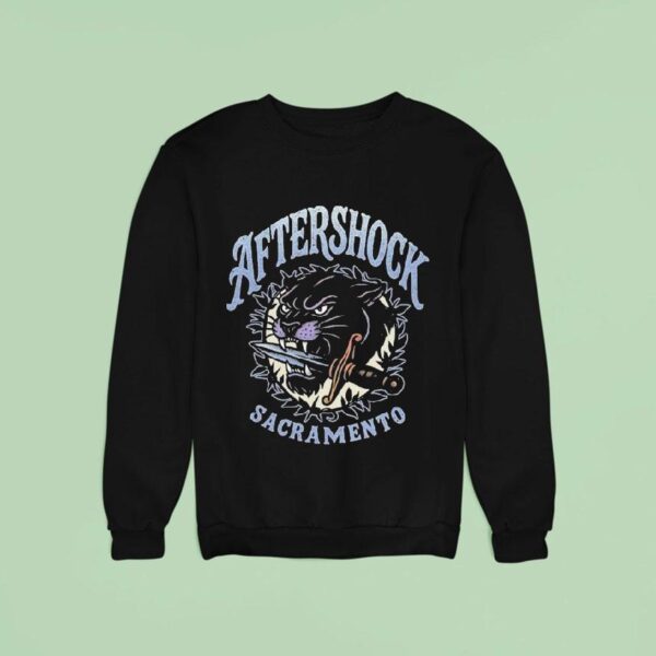 Aftershock Sacramento Sharp Tongue Panther Dagger Sweatshirt