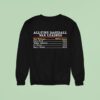 All Time Baseball War Leaders Ted Williams Sweatshirt