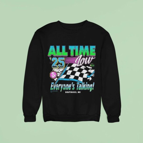 All Time Low Everyone S Talking Racing Sweatshirt