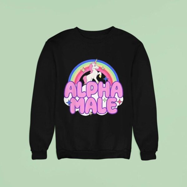 Alpha Male Unicorn Rainbow Sweatshirt