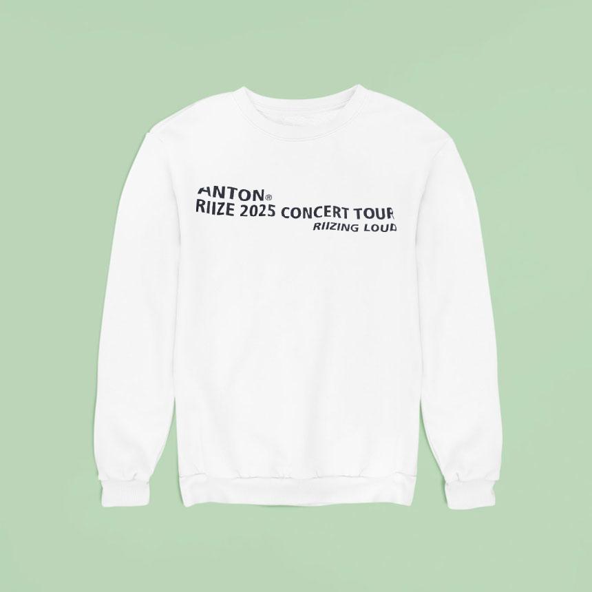 Anton Riize Concert Tour Riizing Loud Sweatshirt Anton Riize Concert Tour Riizing Loud Sweatshirt