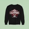 Arkansas Razorbacks Sec Women S Soccer Regular Season Champions Locker Room Sweatshirt