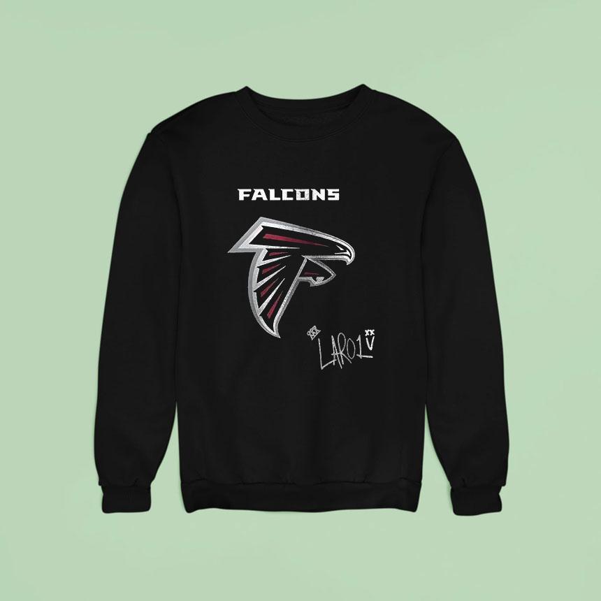 Atlanta Falcons Kid Laroi Berlin Game Logo Sweatshirt Atlanta Falcons Kid Laroi Berlin Game Logo Sweatshirt