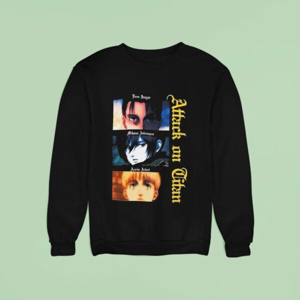Attack On Titan Trio Eyes Sweatshirt