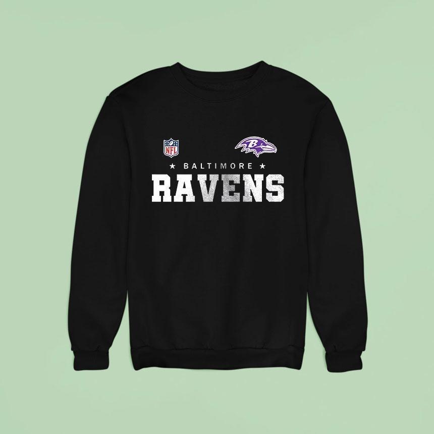 Baltimore Ravens X Prince Night Is Back Logo Sweatshirt Baltimore Ravens X Prince Night Is Back Logo Sweatshirt