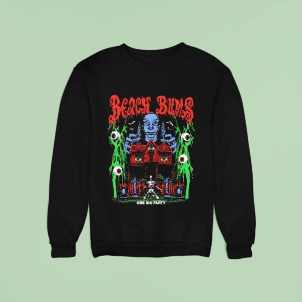 Beach Bums One Big Party Haunted Sweatshirt