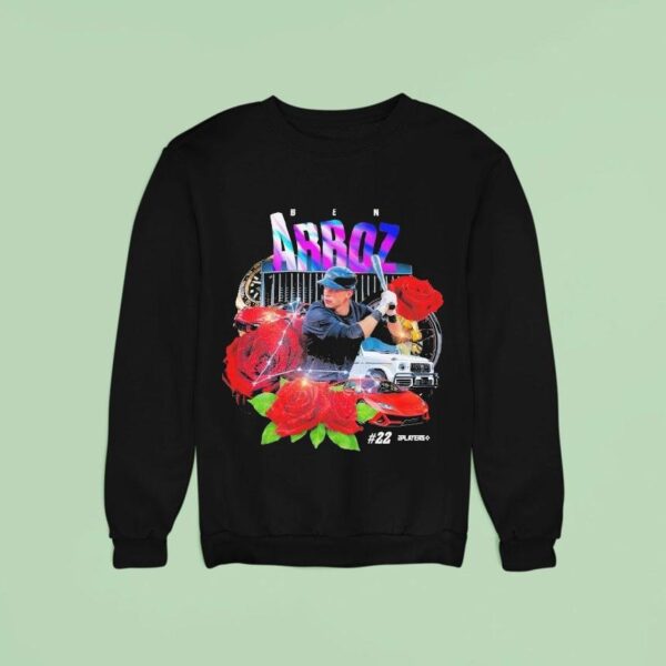 Ben Arroz Es El Alfa New York Yankees Roses Sweatshirt