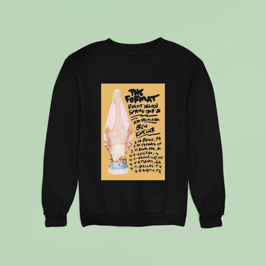 Ben Kweller The Format Spring Tour Sweatshirt Ben Kweller The Format Spring Tour Sweatshirt