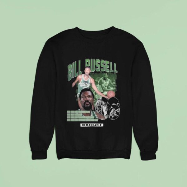 Bill Russell Boston Celtics Player Remarkable Graphic Sweatshirt