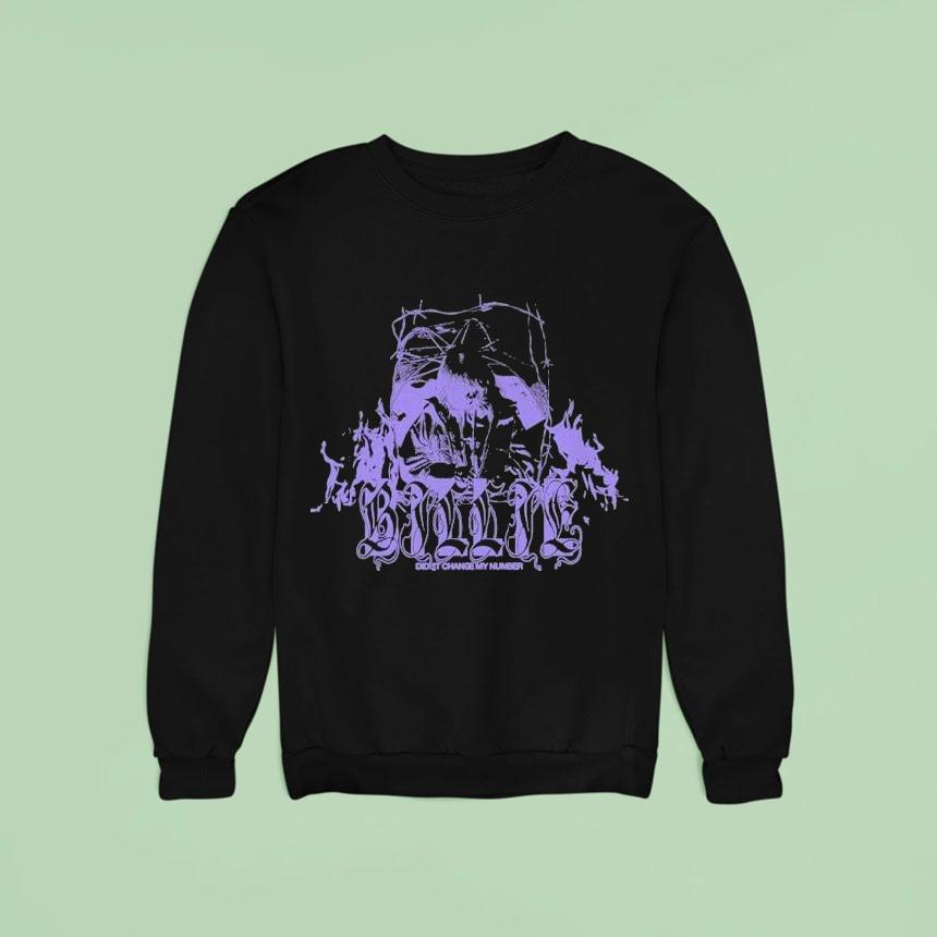 Billie Eilish Didn T Change My Number Sweatshirt Billie Eilish Didn T Change My Number Sweatshirt