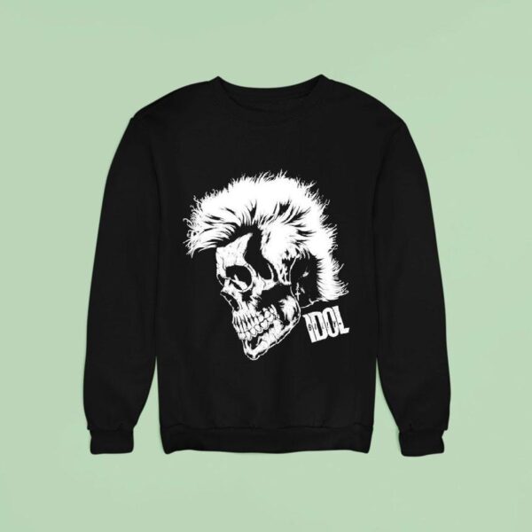 Billy Idol Skull Sweatshirt