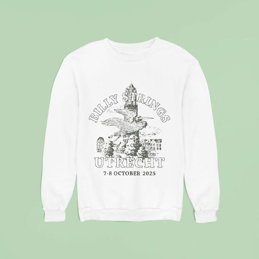 Billy Strings Utrecht Netherlands October Tour Sweatshirt Billy Strings Utrecht Netherlands October Tour Sweatshirt