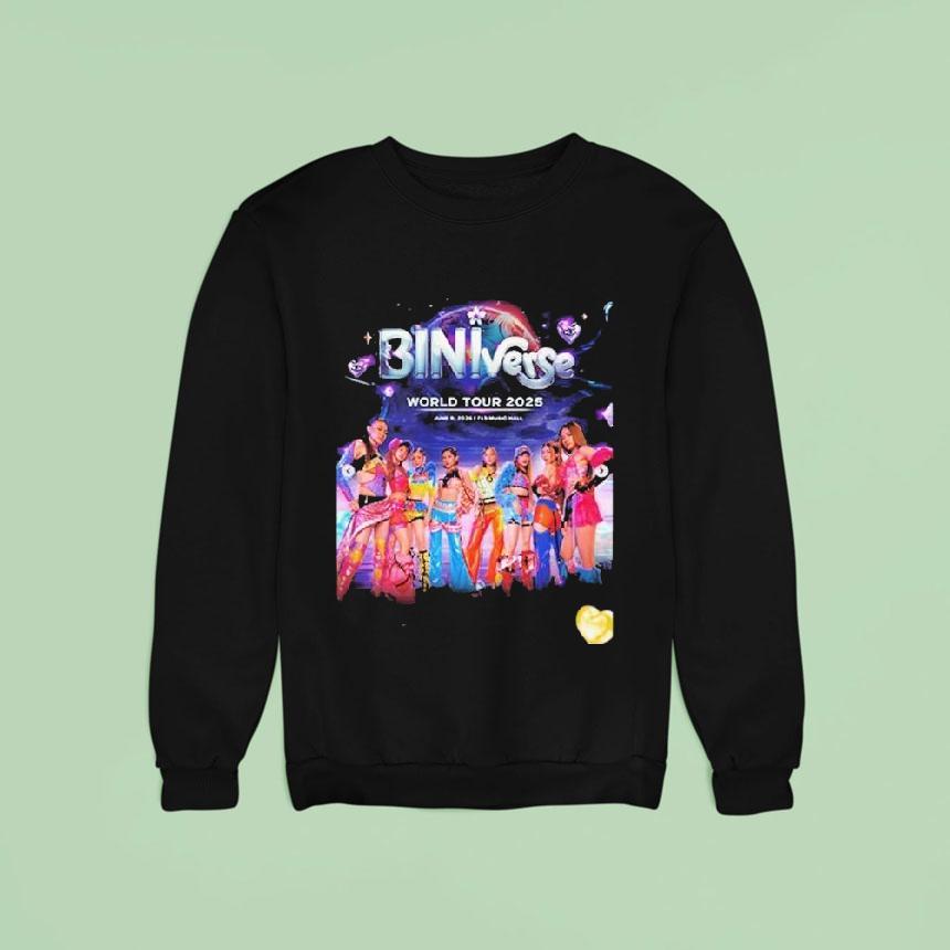 Biniverse World Tour Live Concert At Music Hall In Houston Tx On June Sweatshirt Biniverse World Tour Live Concert At Music Hall In Houston Tx On June Sweatshirt