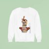 Black Woman And Books Stack Sweatshirt