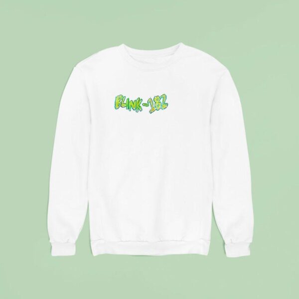 Blink One More Time Tour Smiley Sketch Logo Sweatshirt